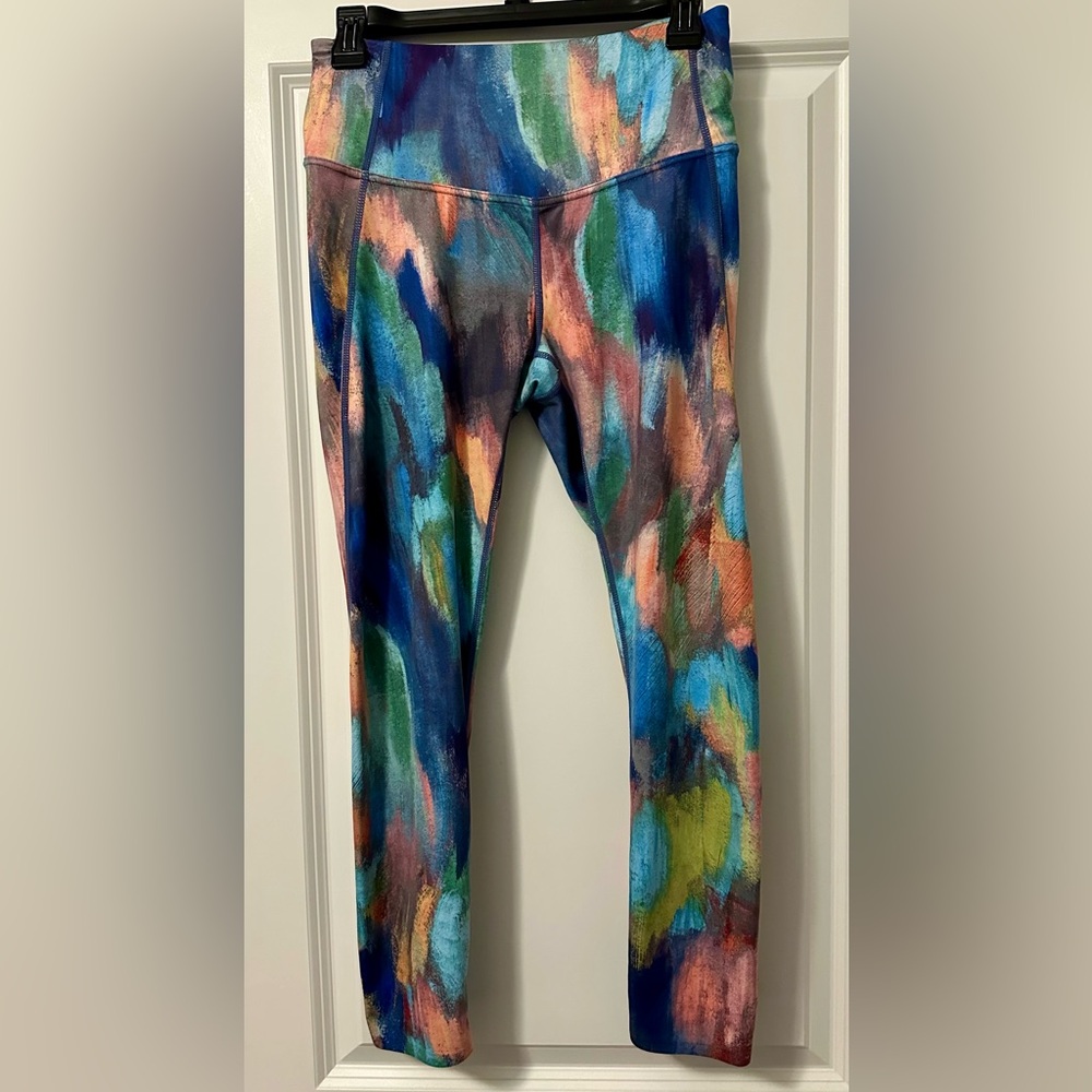 Zella leggings multicolor, excellent condition, size M